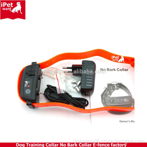 rechargeable and waterproof no bark control dog training collar private label